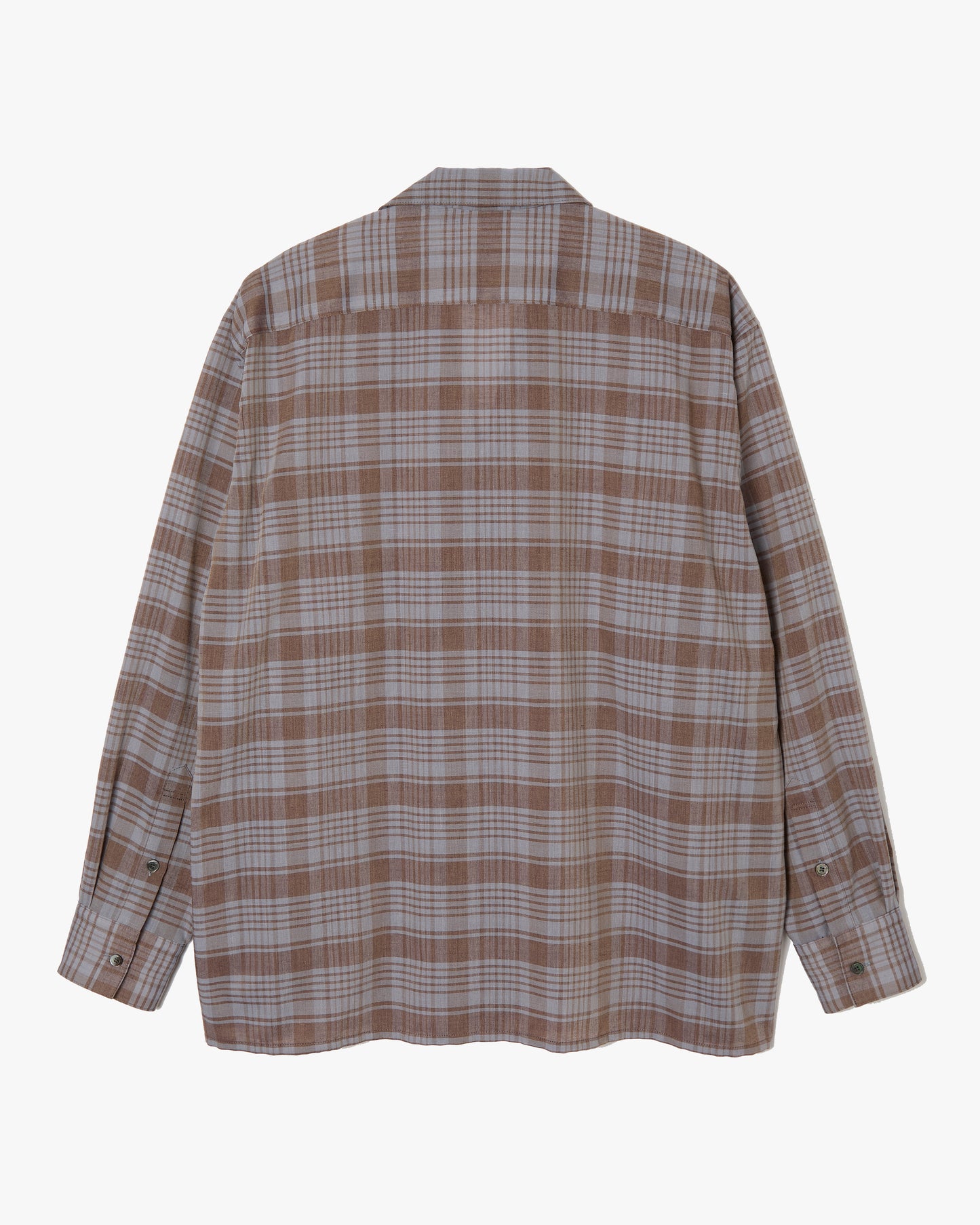 Notched Lapel Shirts _ Brown