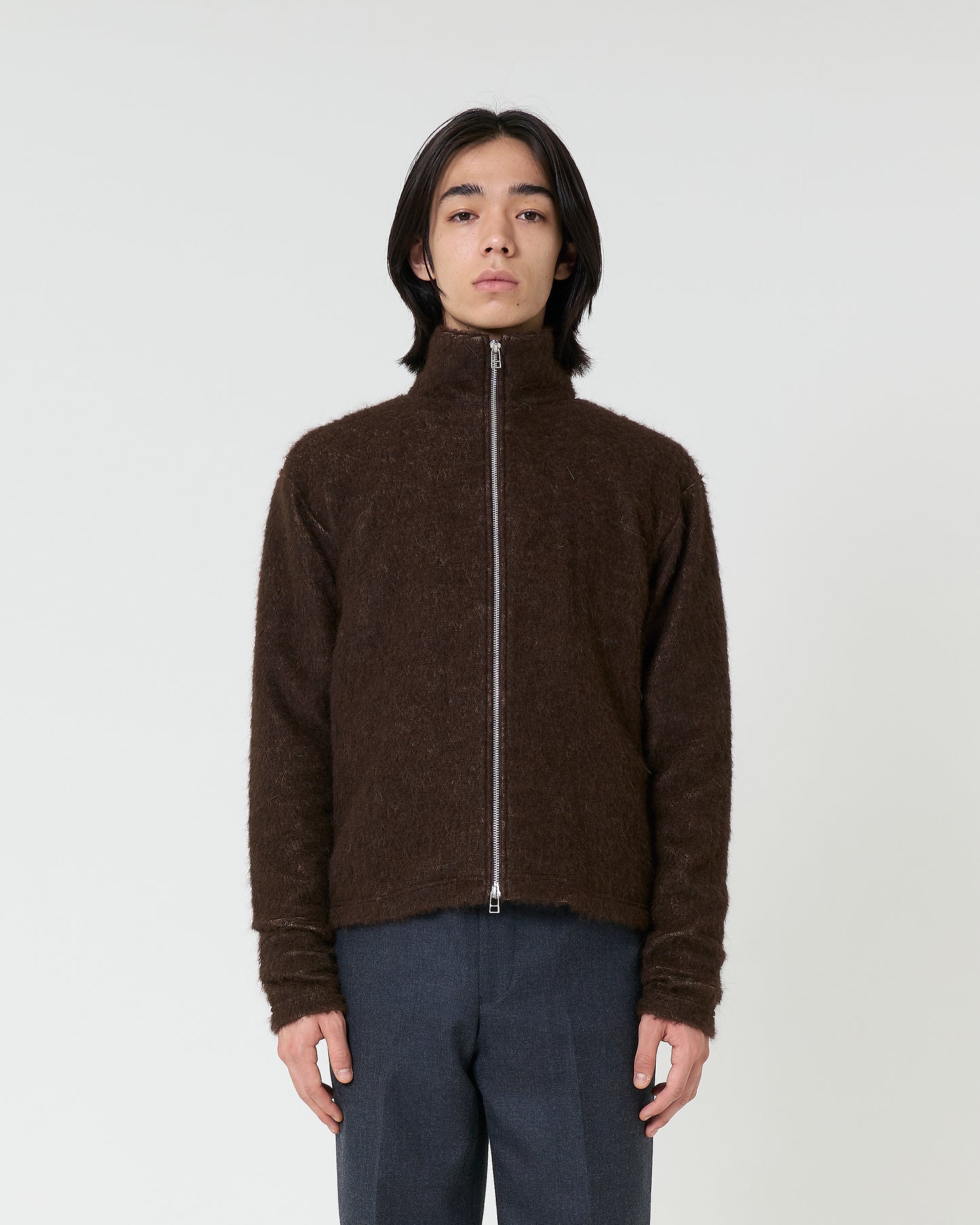 Zip-up _ BROWN