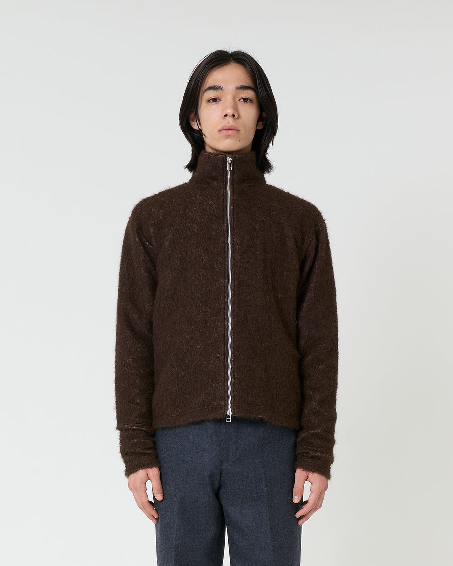 Zip-up _ BROWN