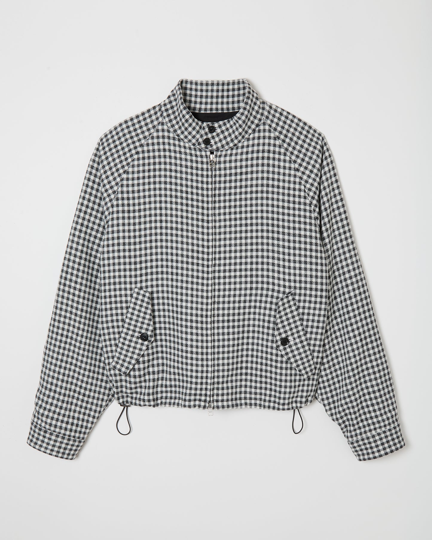 Gingham Harrington Blouson _ BLACK