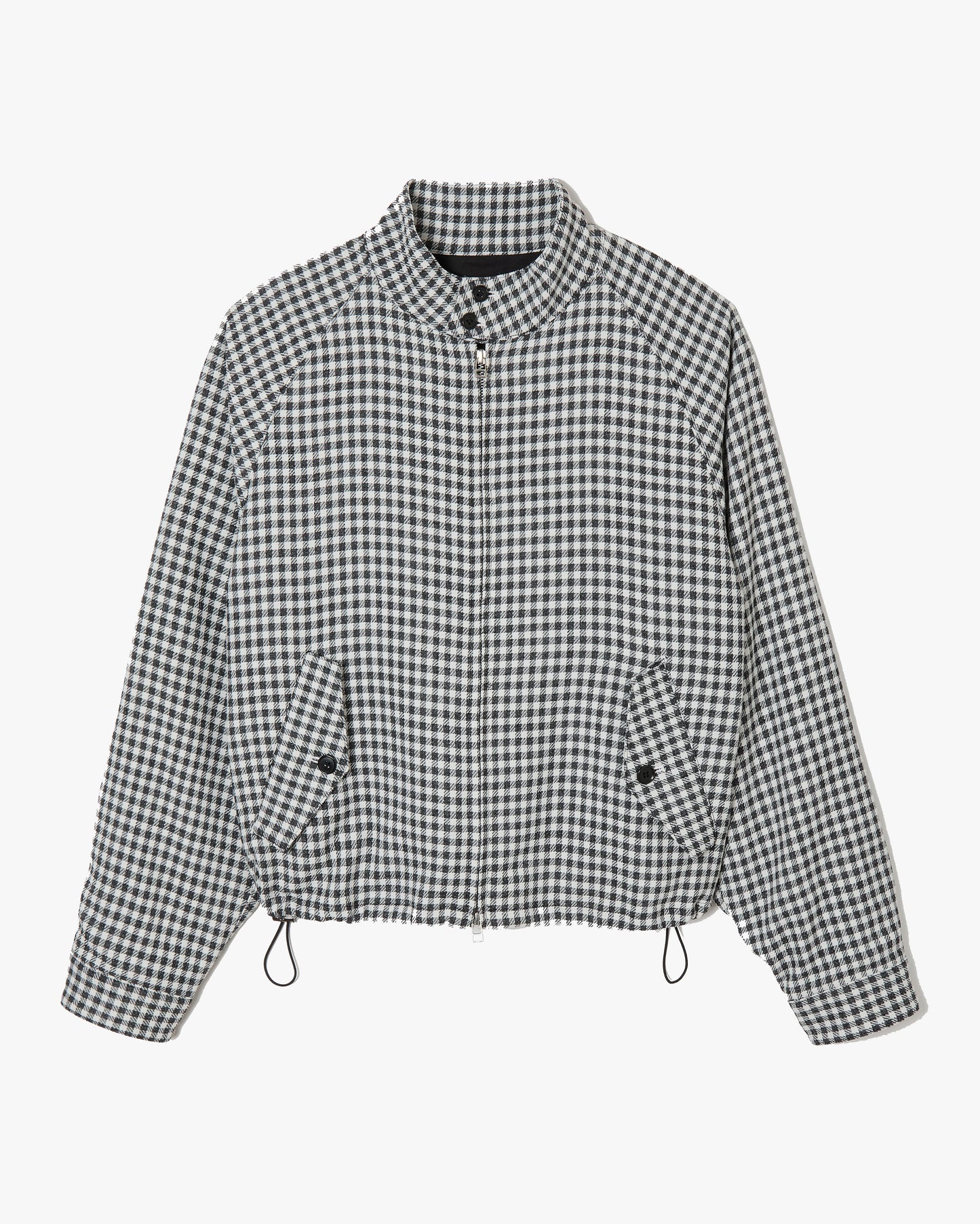 Gingham Harrington Blouson _ BLACK