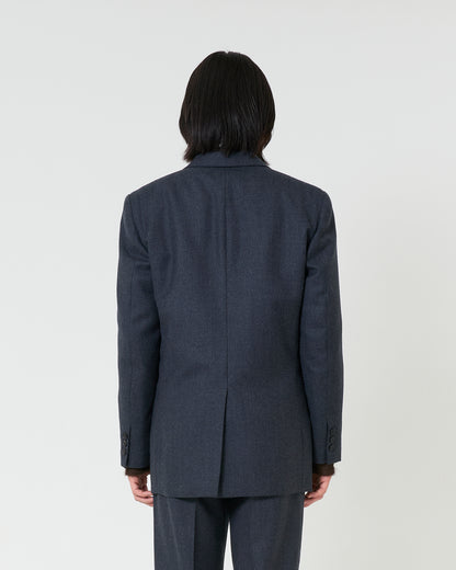 Wool Double Breasted Jacket _ GREY