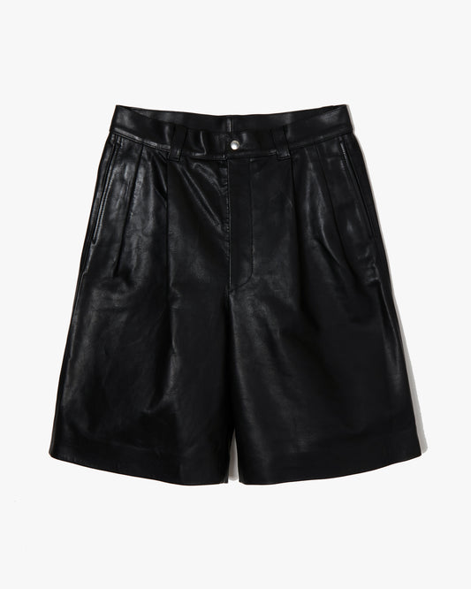 Leather Baggy Shorts