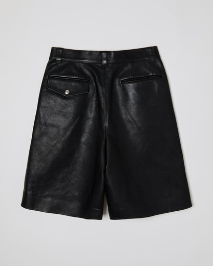 Leather Baggy Shorts
