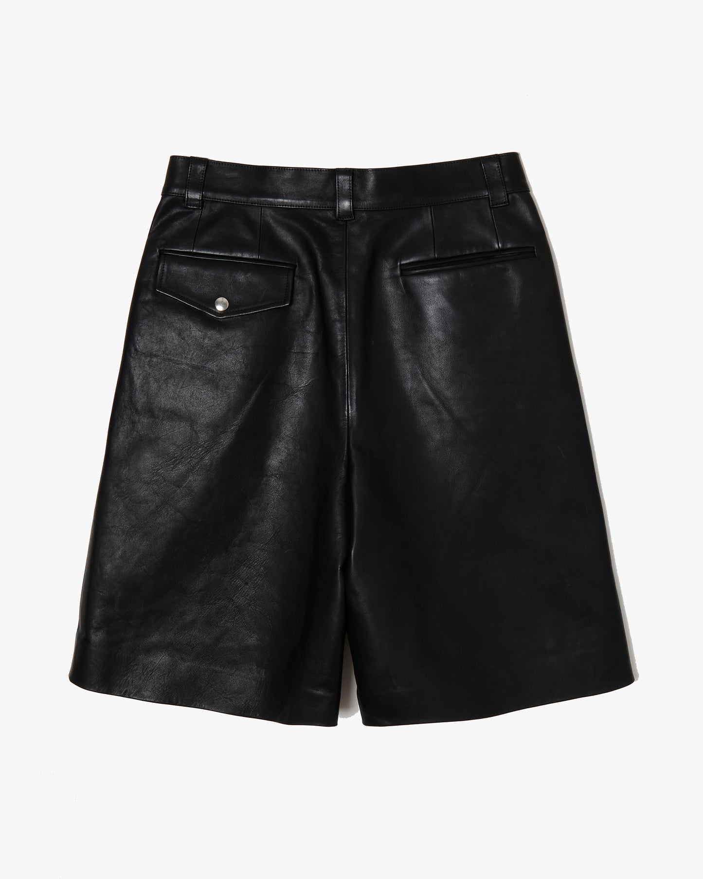 Leather Baggy Shorts