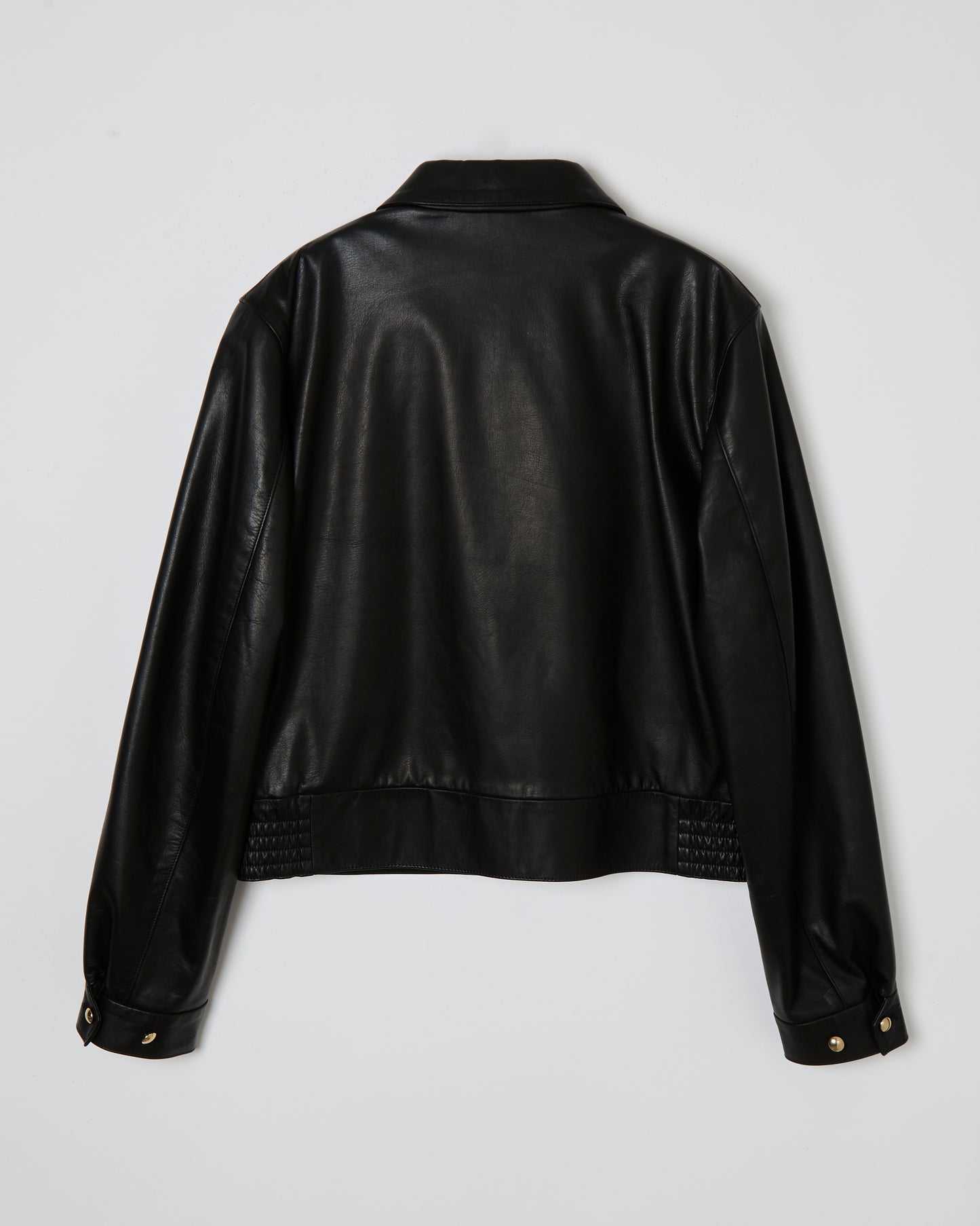 Leather Harrington Jacket