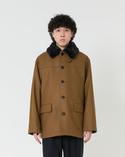 Wool Car Coat ‗ BROWN
