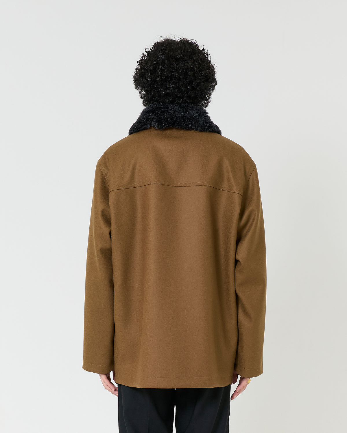Wool Car Coat ‗ BROWN