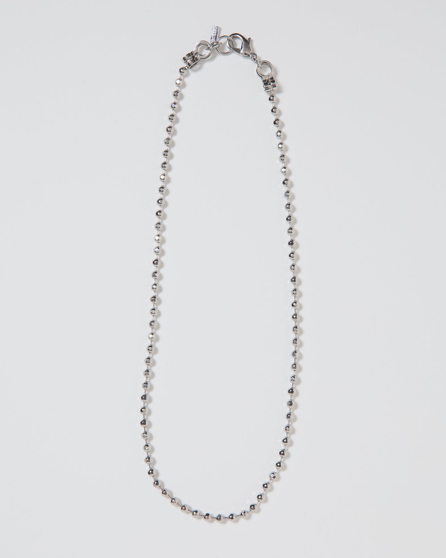 Cutting Ball Necklace _ SILVER