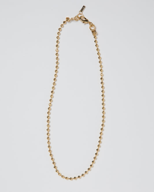 【SAMPLE】Cutting Ball Necklace _ GOLD