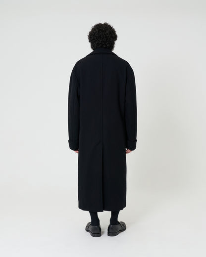 Tweed Long Coat _ BLACK